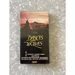 Dances with Wolves VHS 1991 Orion Home Video Kevin Costner Western Movie PG-13